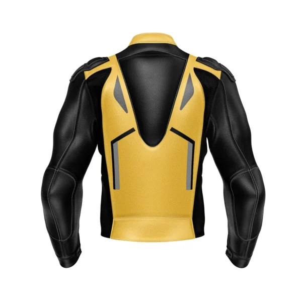 Ducati-Motorcycle-Leather-Jacket-Black-Yellow-MotoGP-Racing-Gear-Back