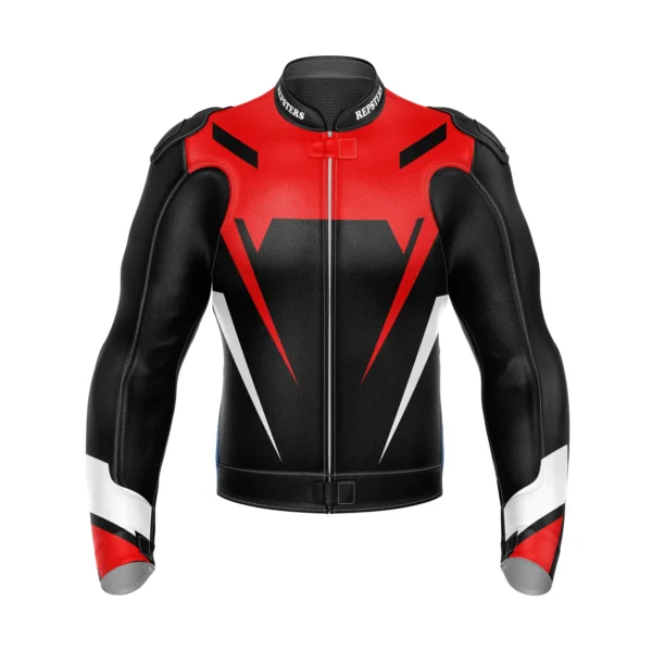 Black-Viper-Motorcycle-Racing-Leather-Jacket-by-Repsters-Red-Front