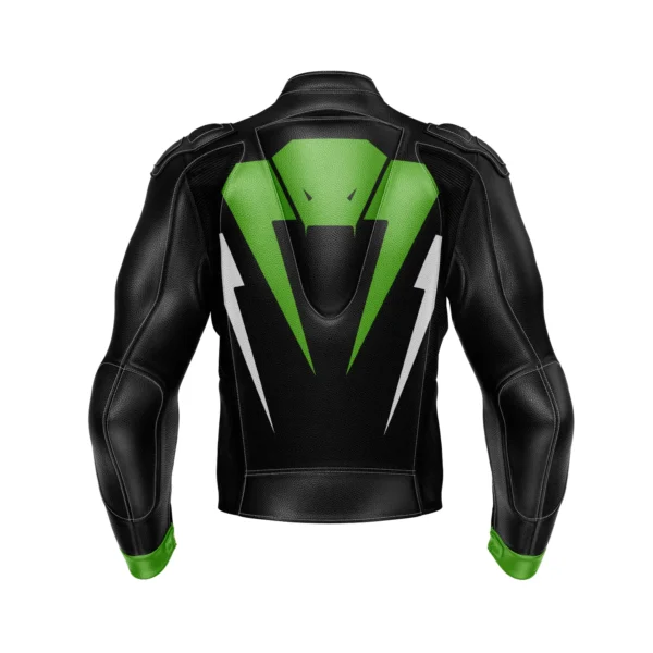 Black-Viper-Motorcycle-Racing-Leather-Jacket-by-Repsters-Green-Back