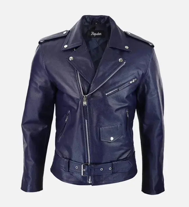 mens-blue-runway-biker-leather-jacket