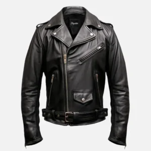 mens-black-biker-genuine-leather-jacket